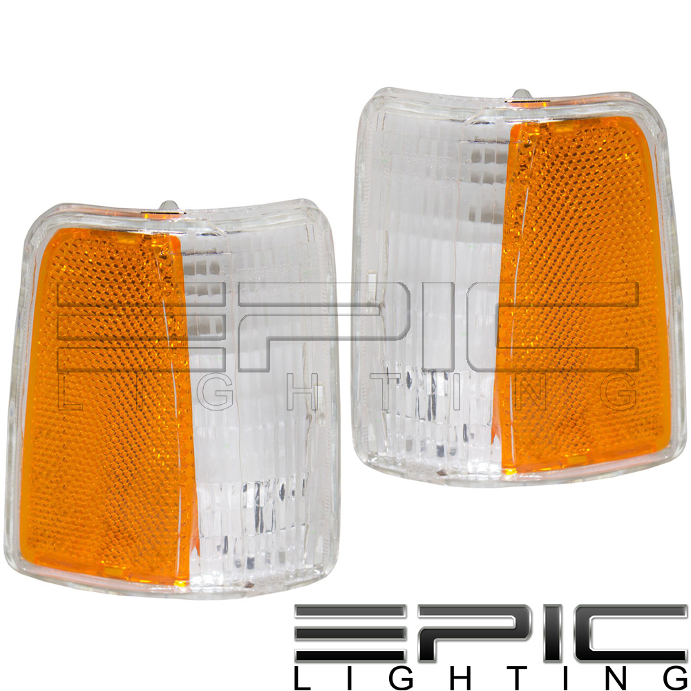 1991 1996 Dodge Dakota Corner Side Marker Signal Lights Left Right Sides Pair Ebay 2132