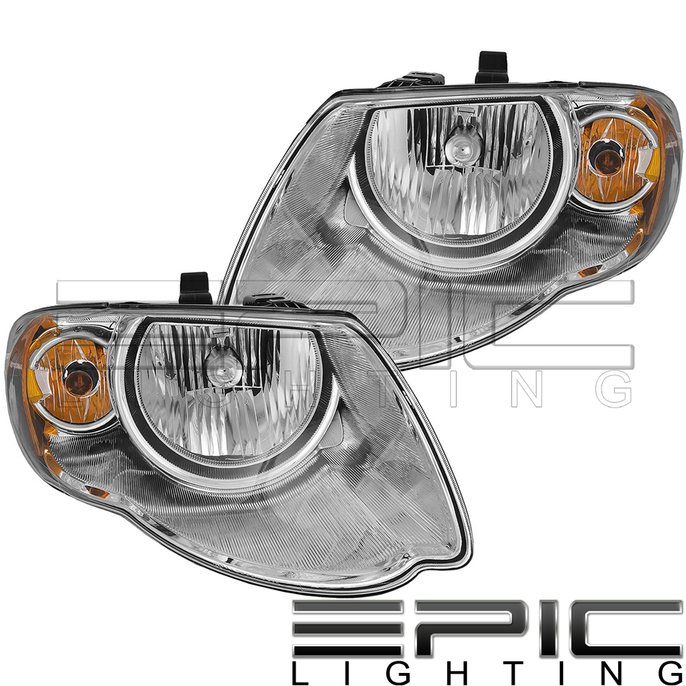 Pair Left /& right fog lights 2005 2006 2007 2008 2009 Chrysler Town and Country