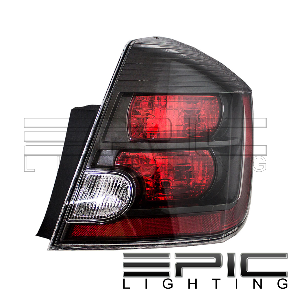Right Passenger Side RH Black Rear Brake Tail Lamp for 2010-2012 NISSAN SENTRA | eBay 2010 Nissan Sentra Brake Light Bulb Replacement